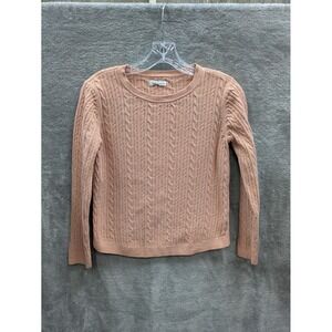 Cable Knit Sweater Women's Small‎ Estimated Preppy Classic Academia READ
